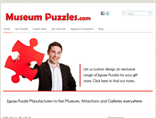 Tablet Screenshot of museumpuzzles.com